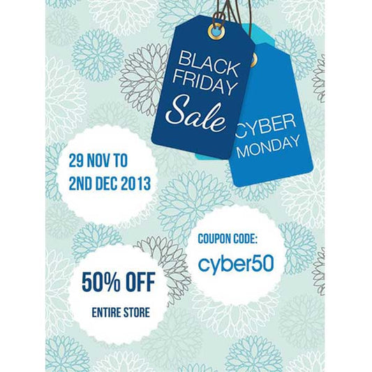 Black Friday to Cyber Monday Sale