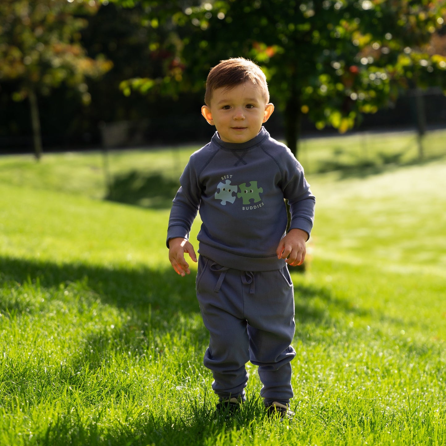 bamboo fleece grow with me sweat pants coastal