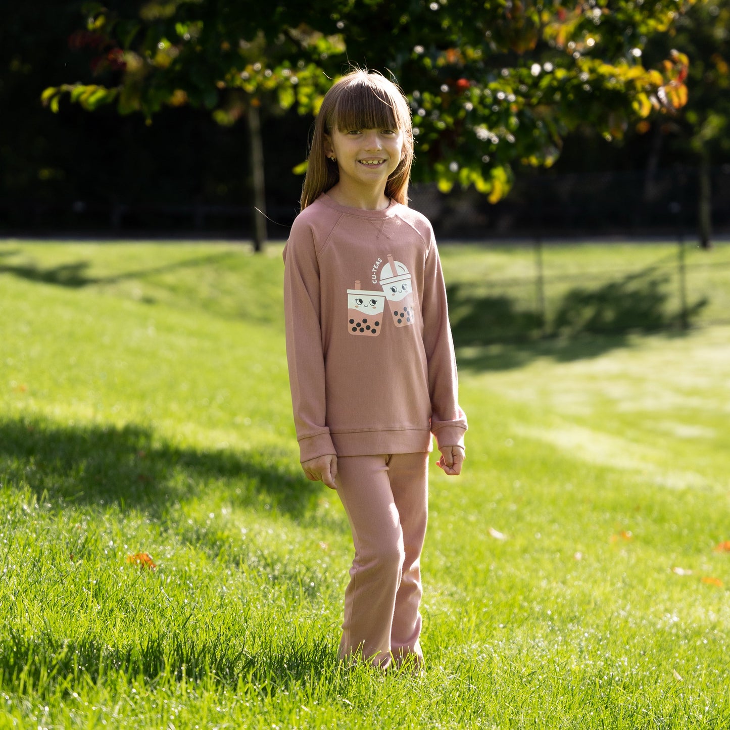 bamboo fleece leggings chocolate