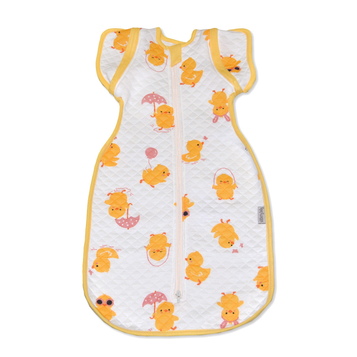 bamboo newborn socoon sack little chick print