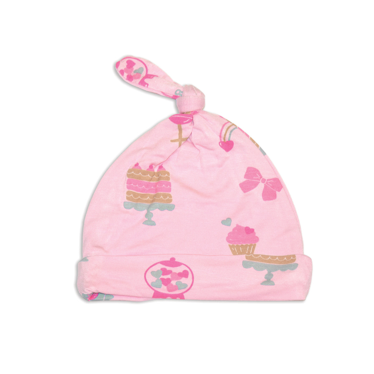 bamboo knot hat sweet shop print