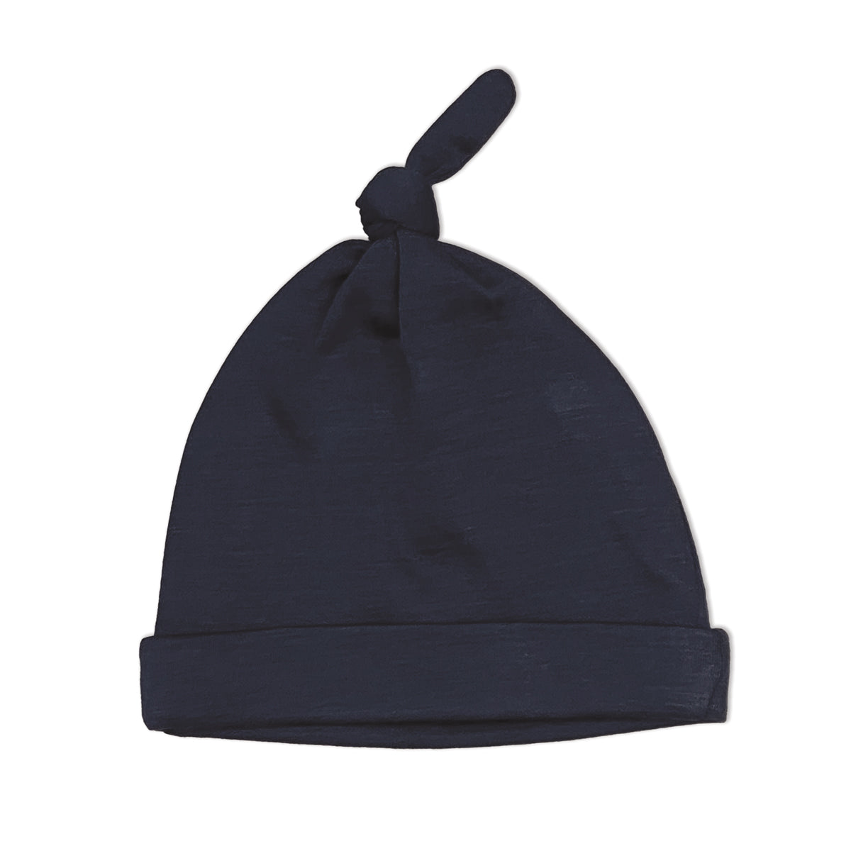 Bamboo Wool Knot Hat (Blue Night)
