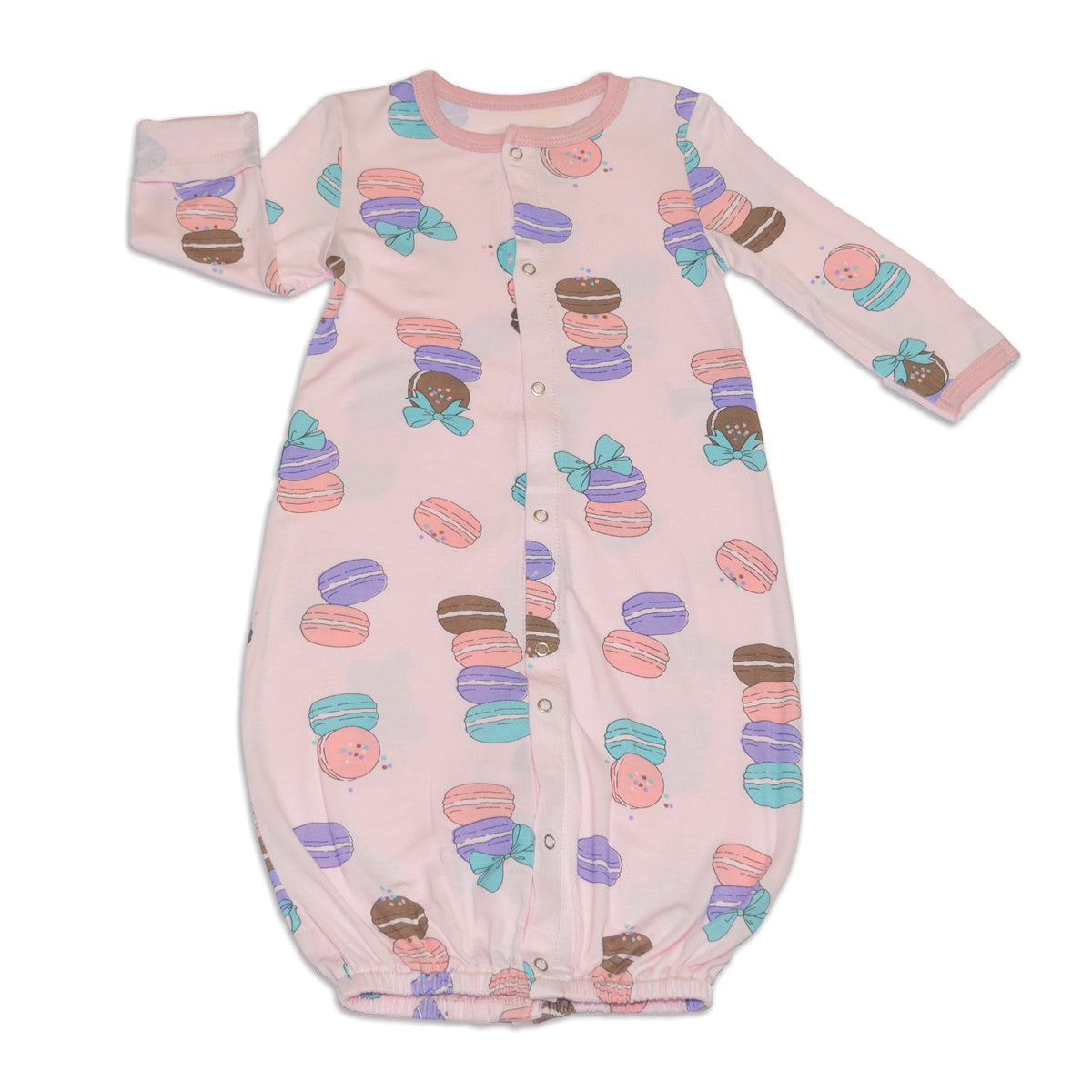 bamboo conveter gown macaron party print