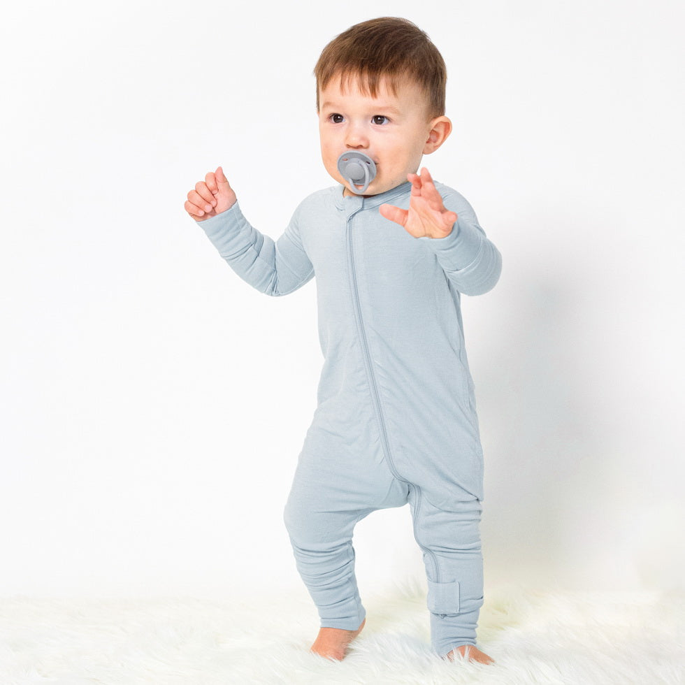 bamboo two way zipper romper magic cloud