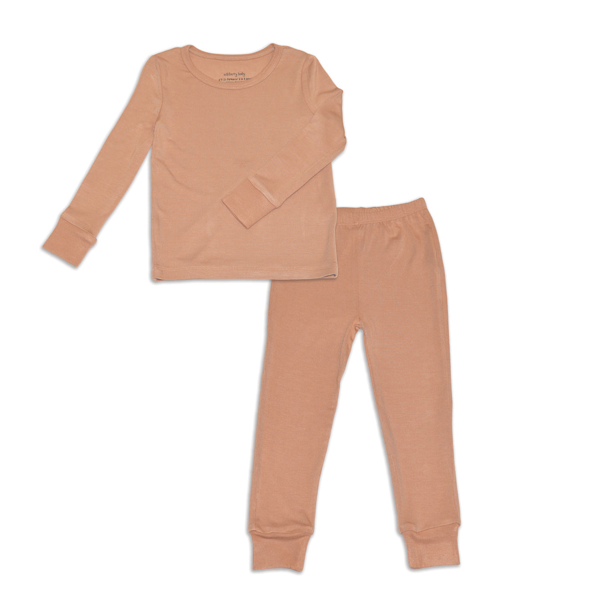 bamboo long sleeve pajama set toast