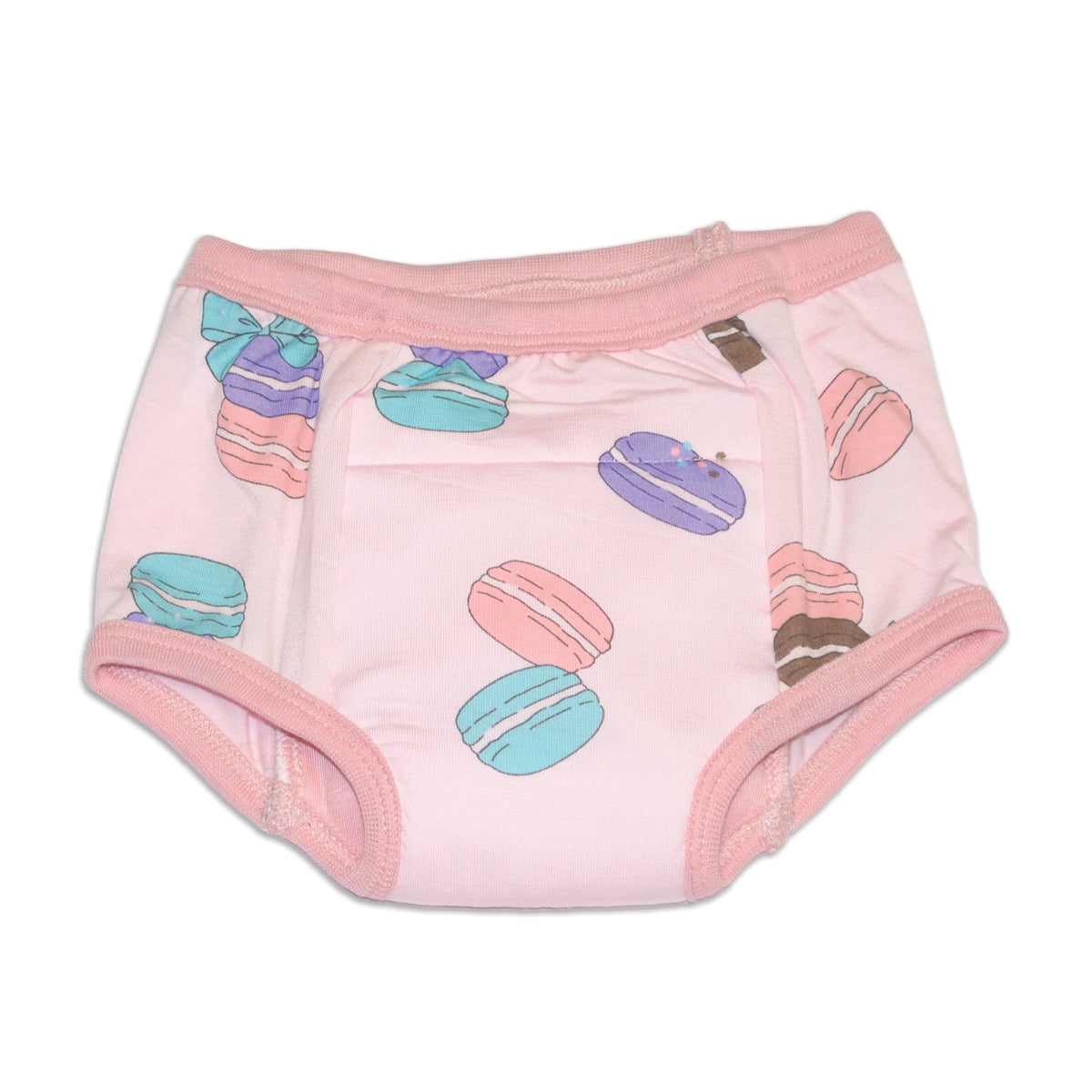 bamboo training pants macaron party print