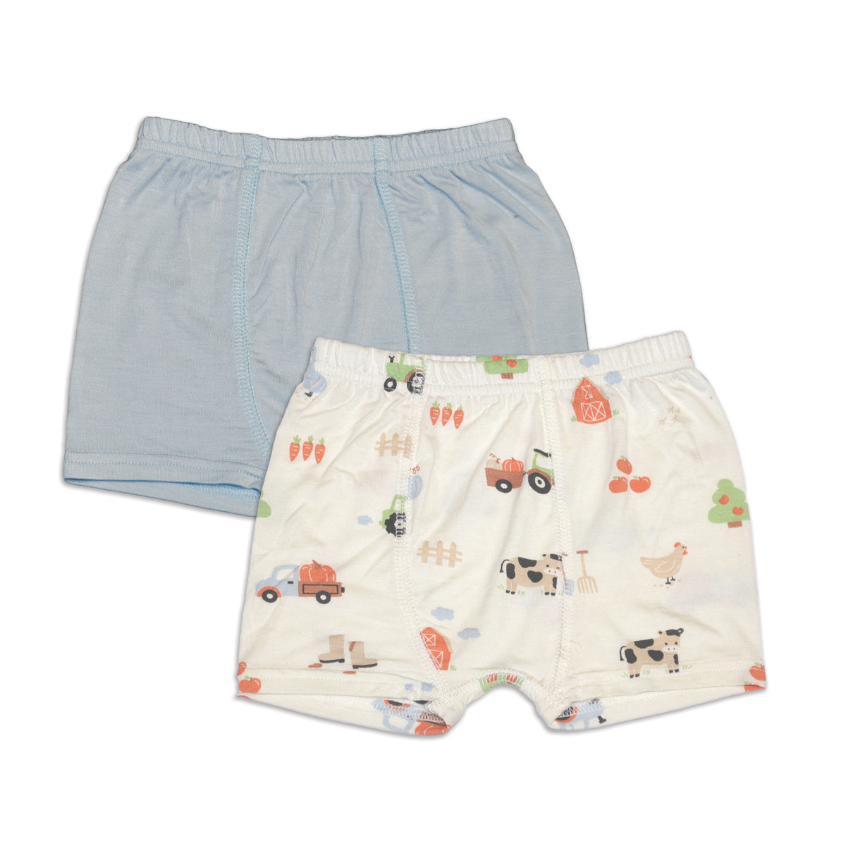 bamboo underwear shorts 2 pack pumpkin farm magic cloud