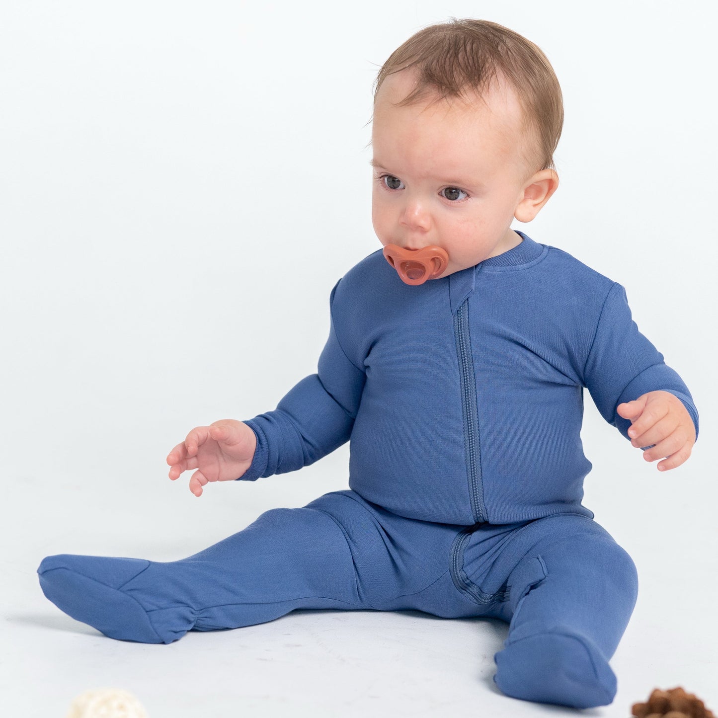 bamboo fleece footies coastal