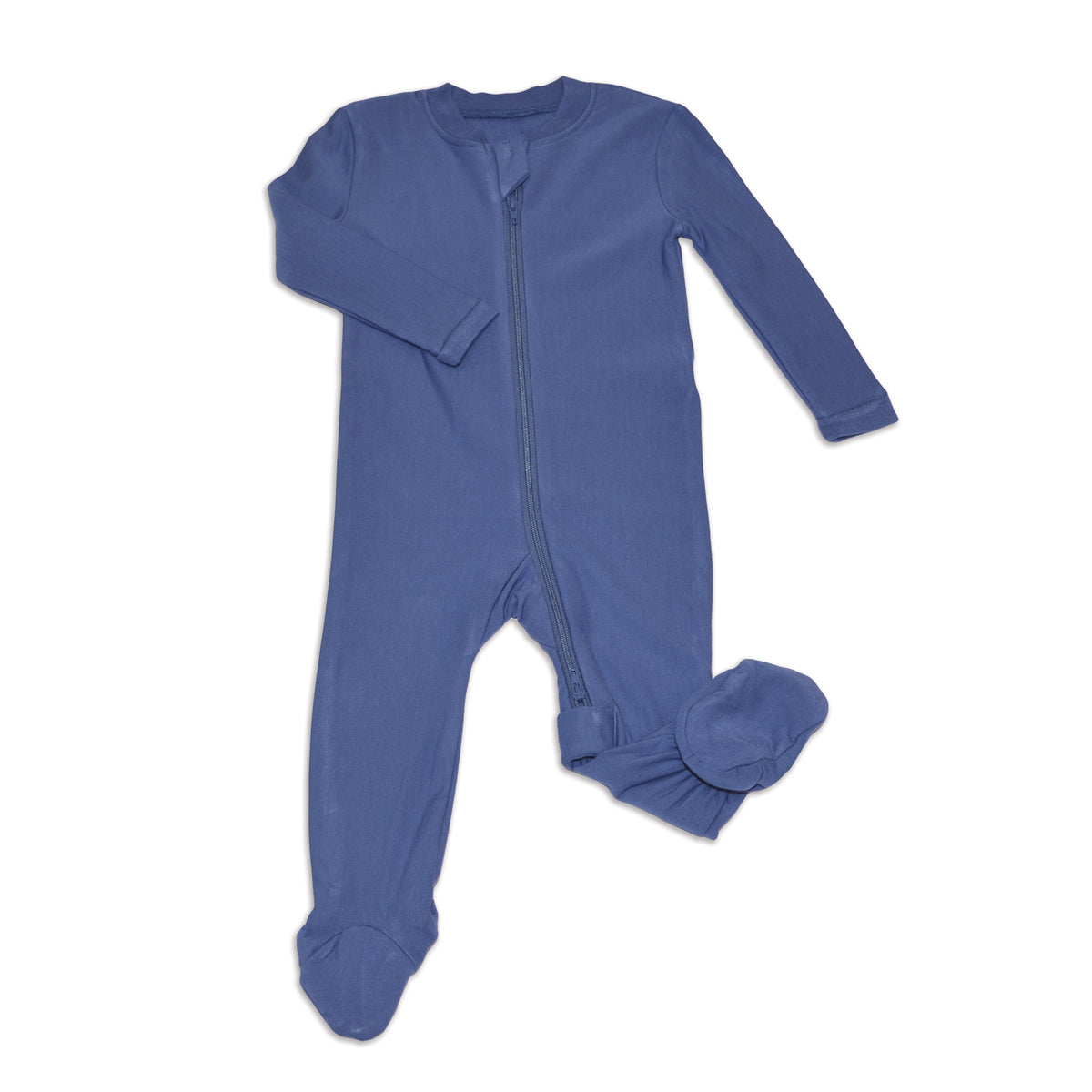 bamboo fleece footies coastal