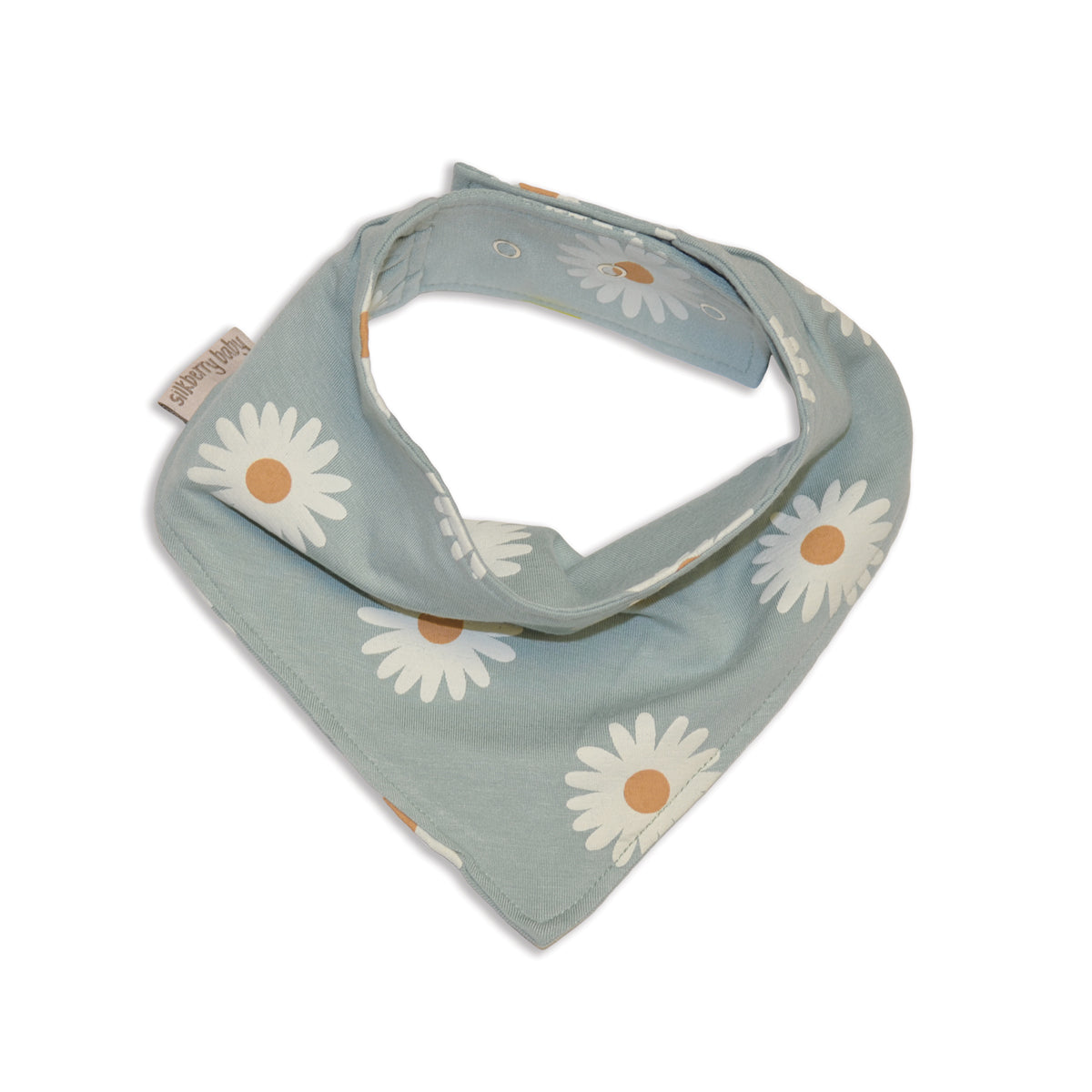 bamboo bib daisy print