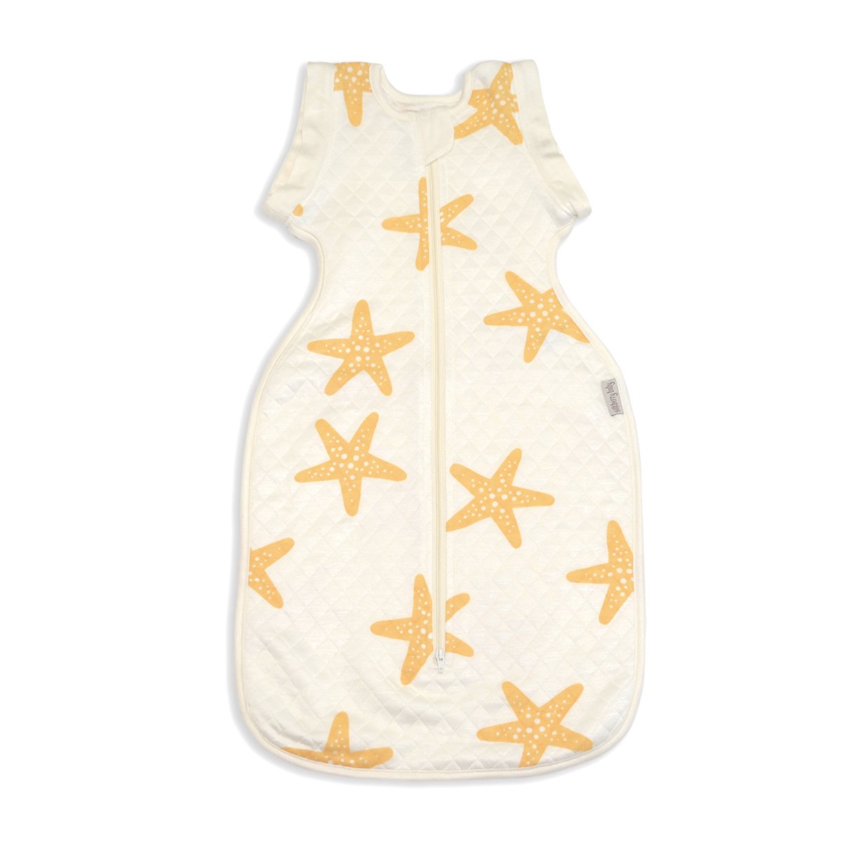 bamboo newborn cocoon sack starfish print