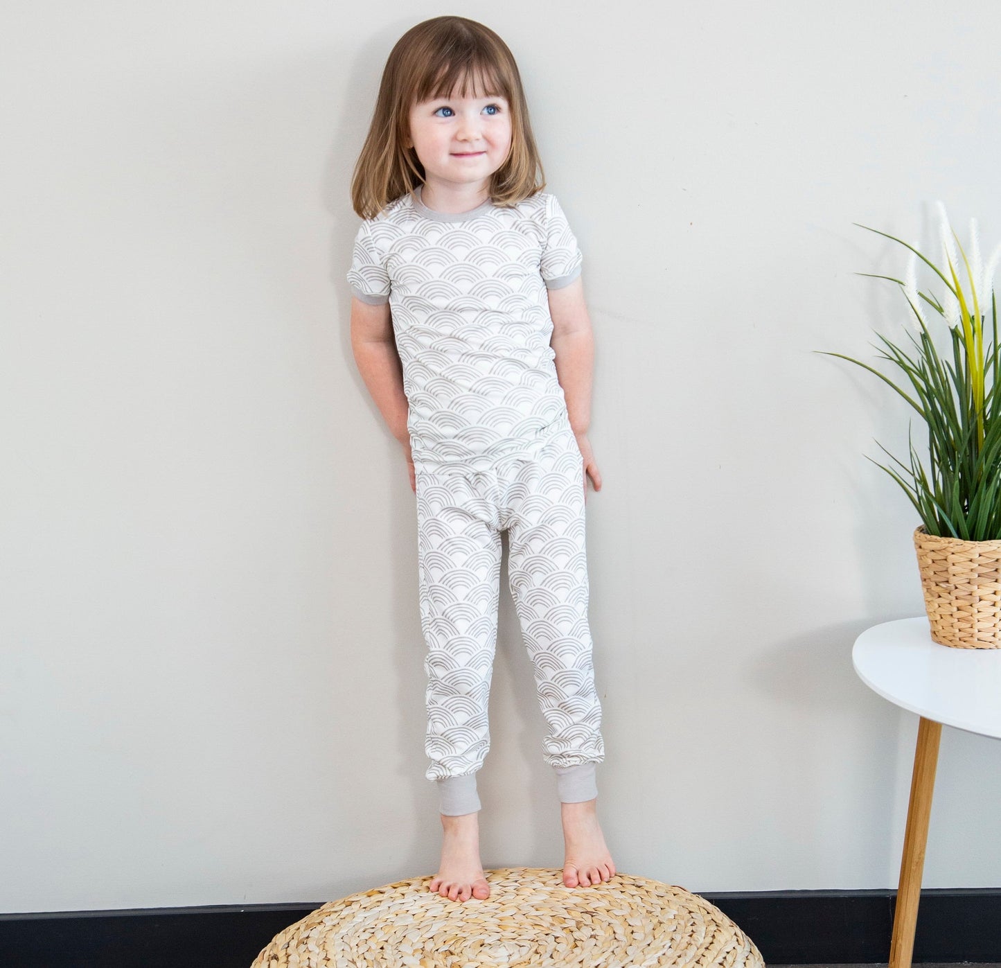 WF4349 bamboo PJ wobbly wave print