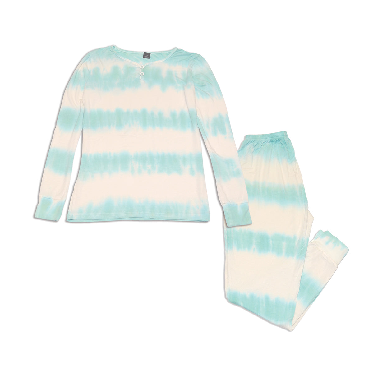 women pajama set tie dye stripe