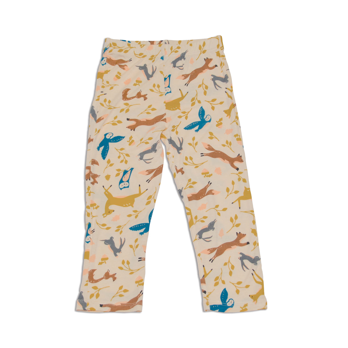 bamboo leggings woodland frolic print