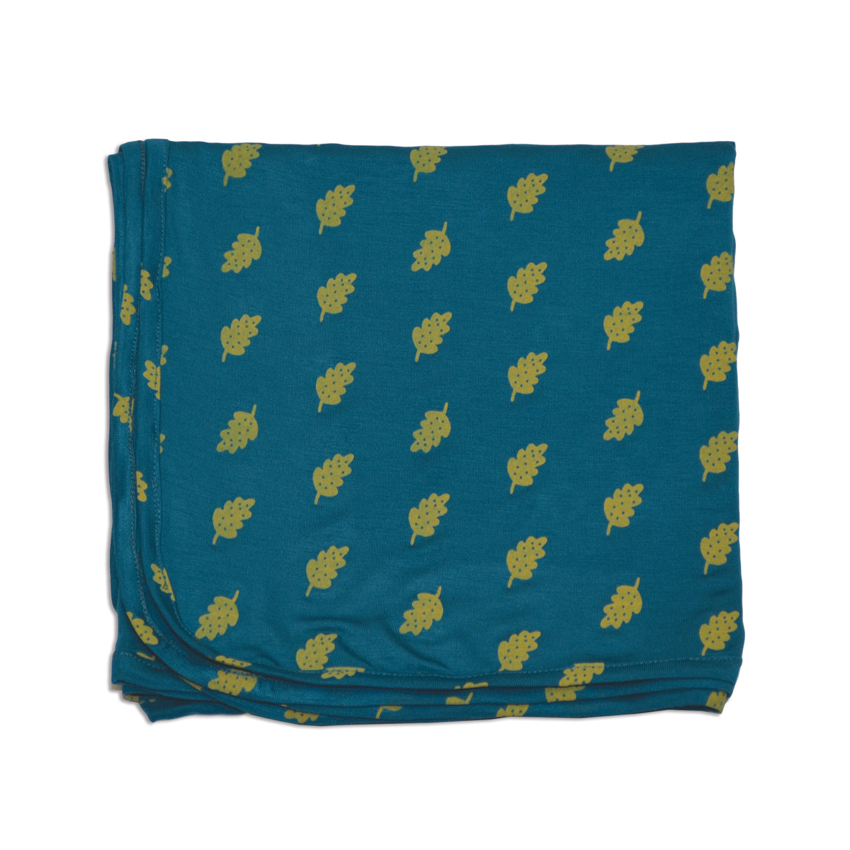 bamboo swaddle blanket dotty leaf print