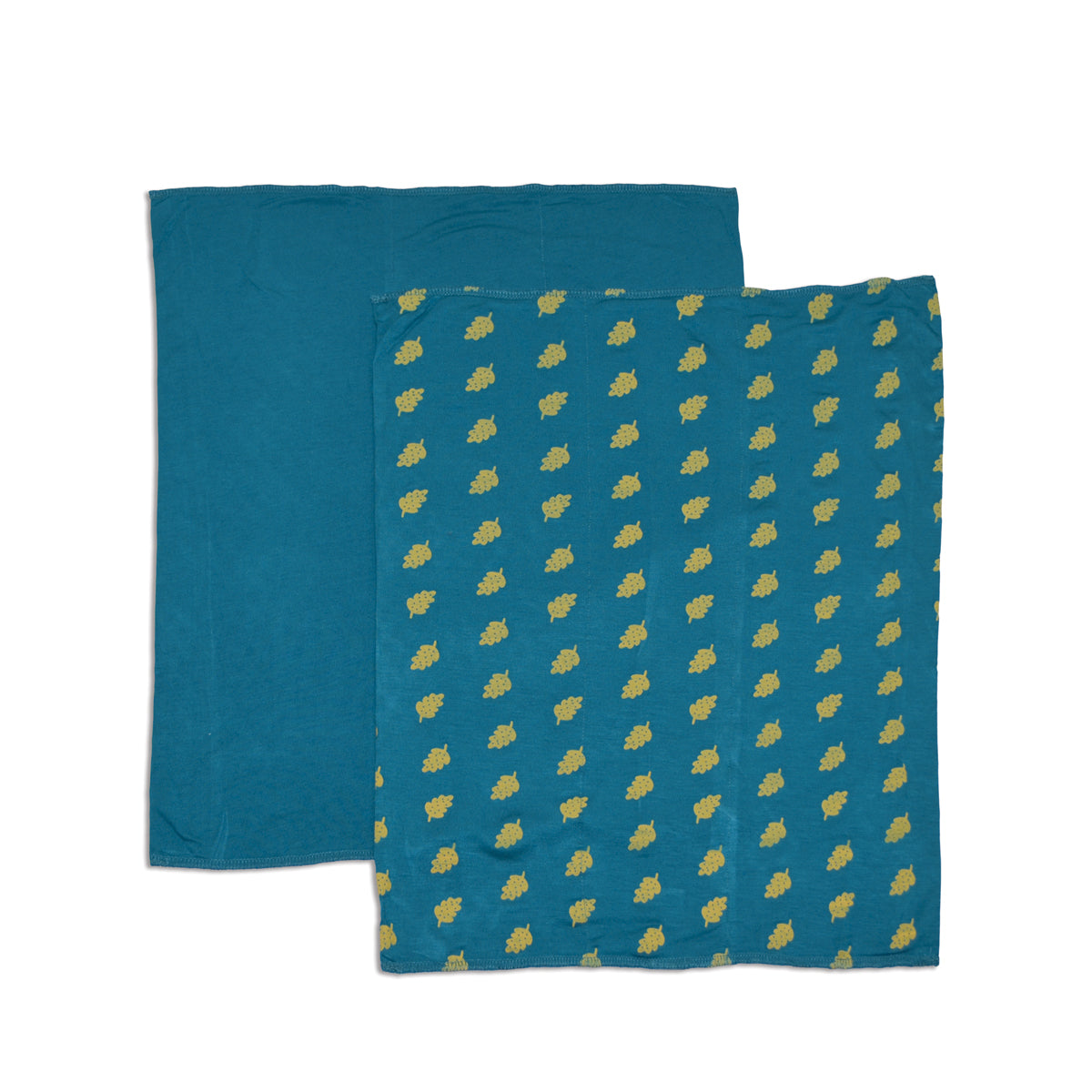 bamboo burpcloth dotty leaf print
