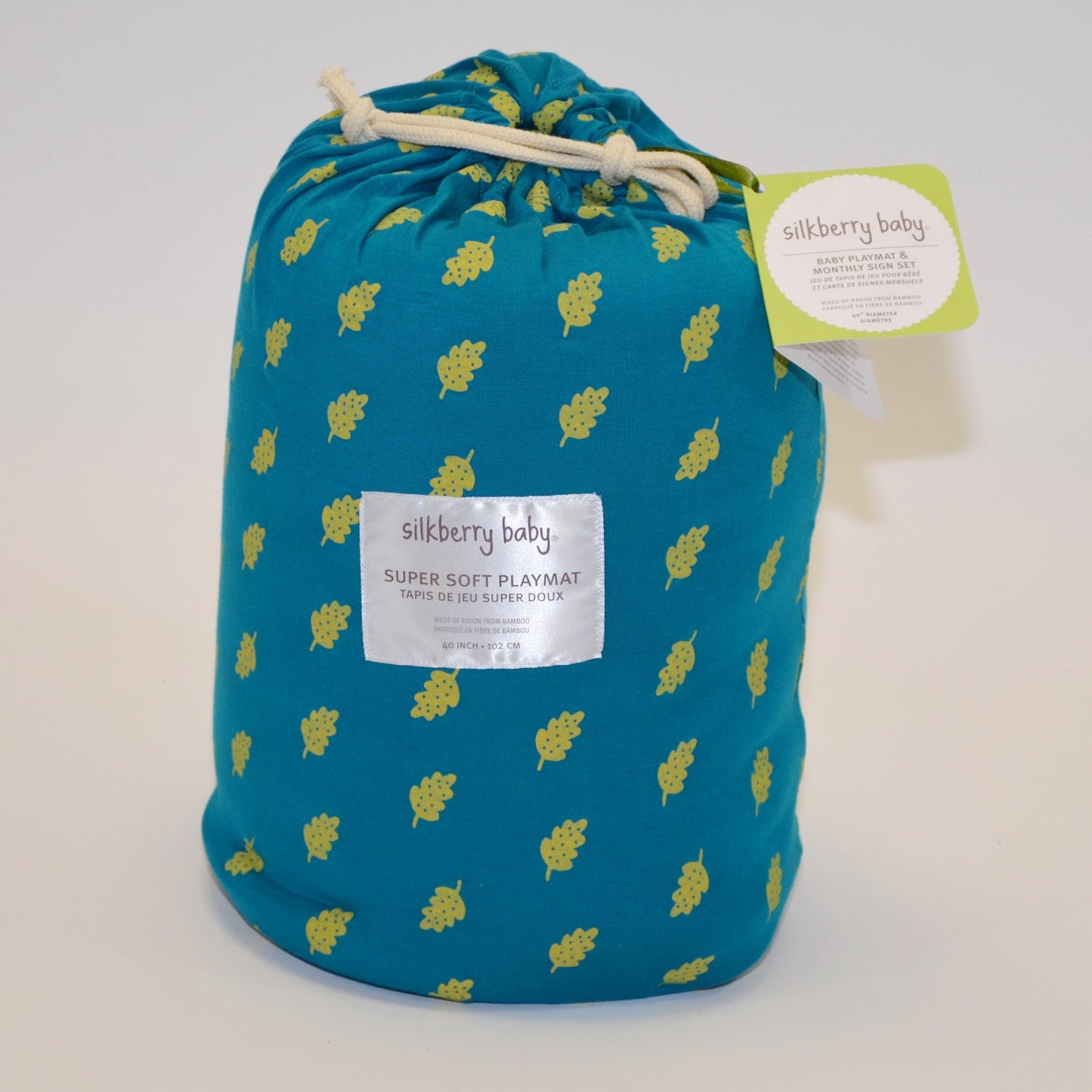 bamboo playmat package dotty leaf print