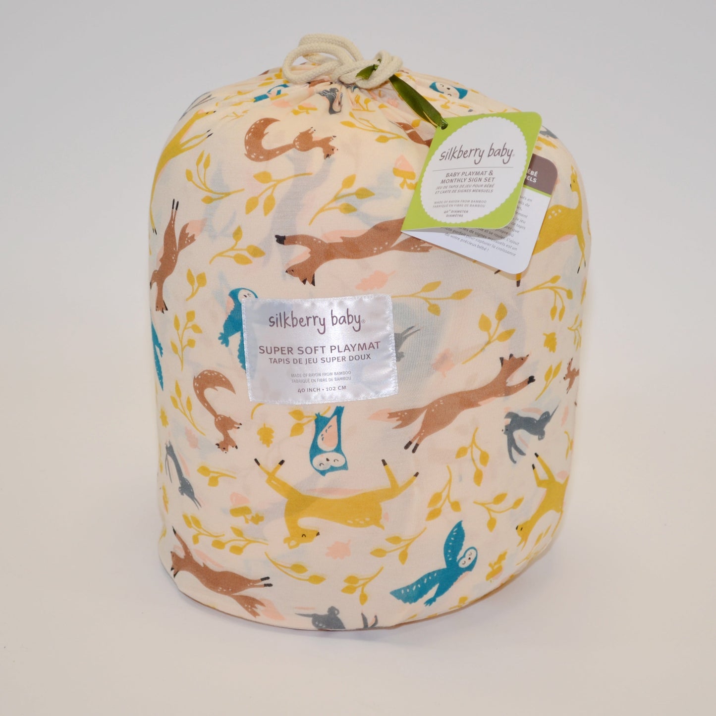 bamboo playmat package woodland frolic print