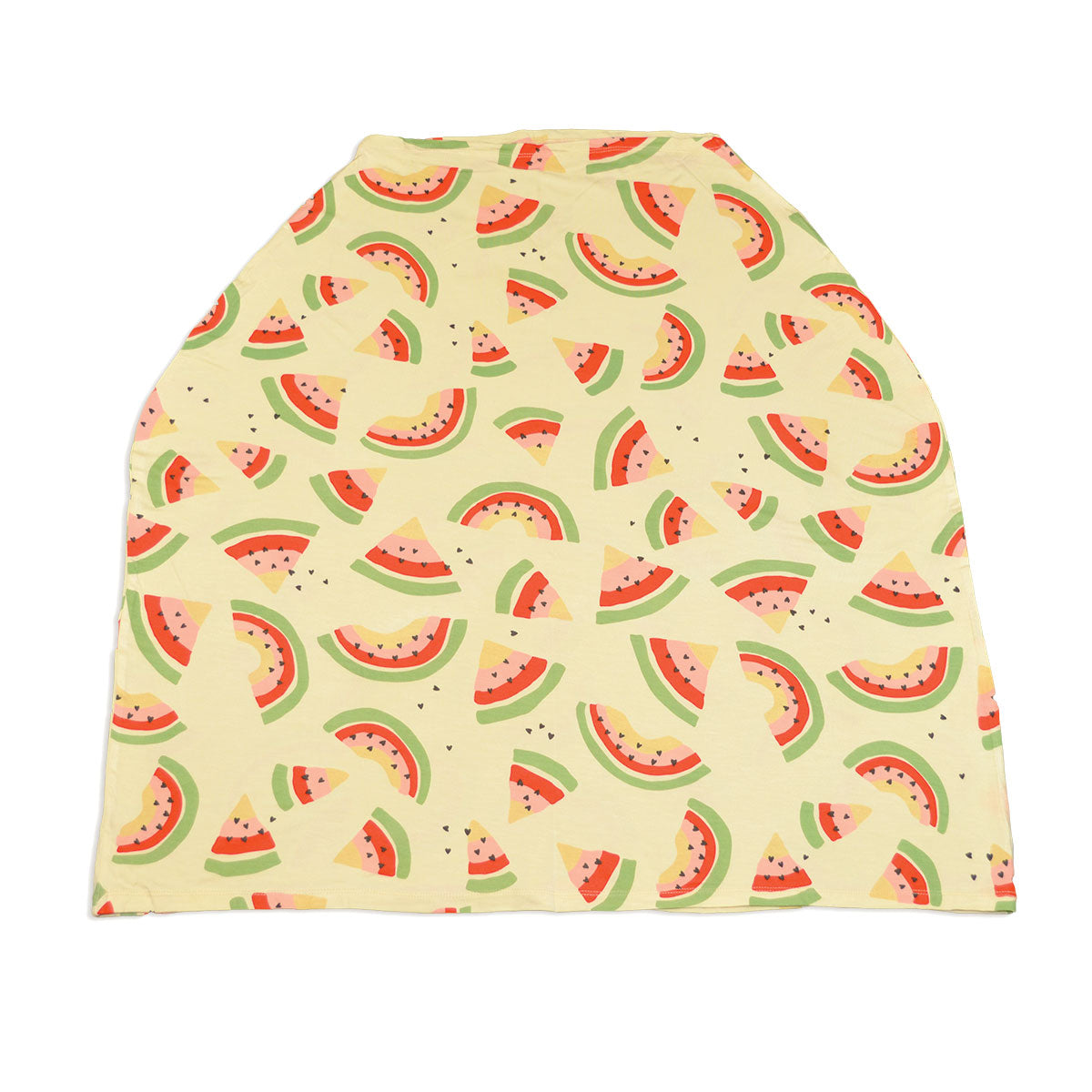 bamboo baby cover & nursing poncho watermelon rainbow print