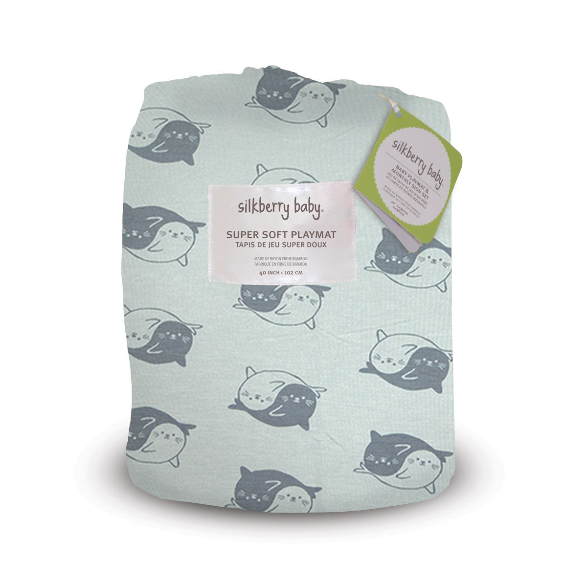 bamboo playmat seal print