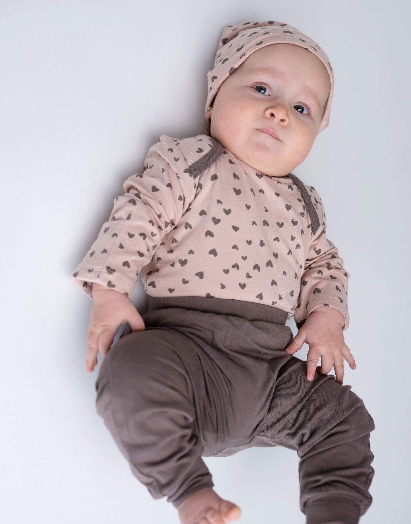 bamboo harem pants & onesie antler