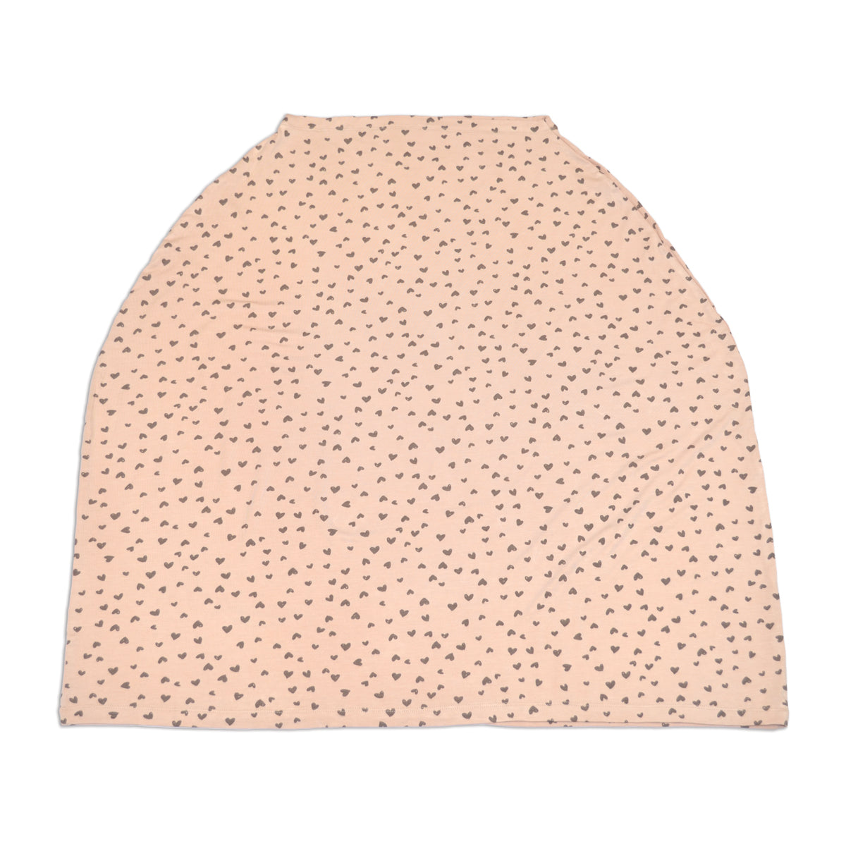bamboo baby cover & nursing poncho doodle hearts print