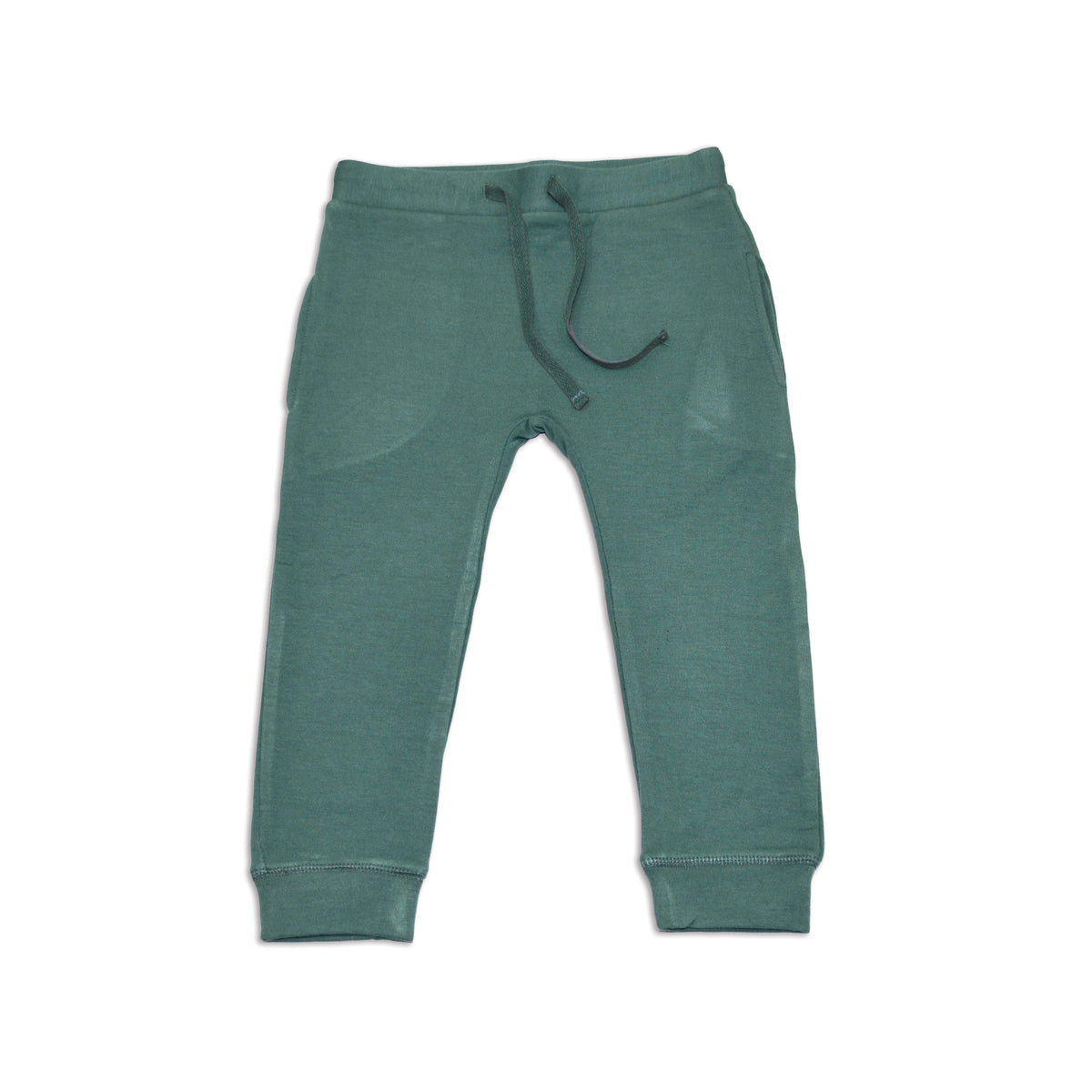 bamboo fleece harem pants pine color