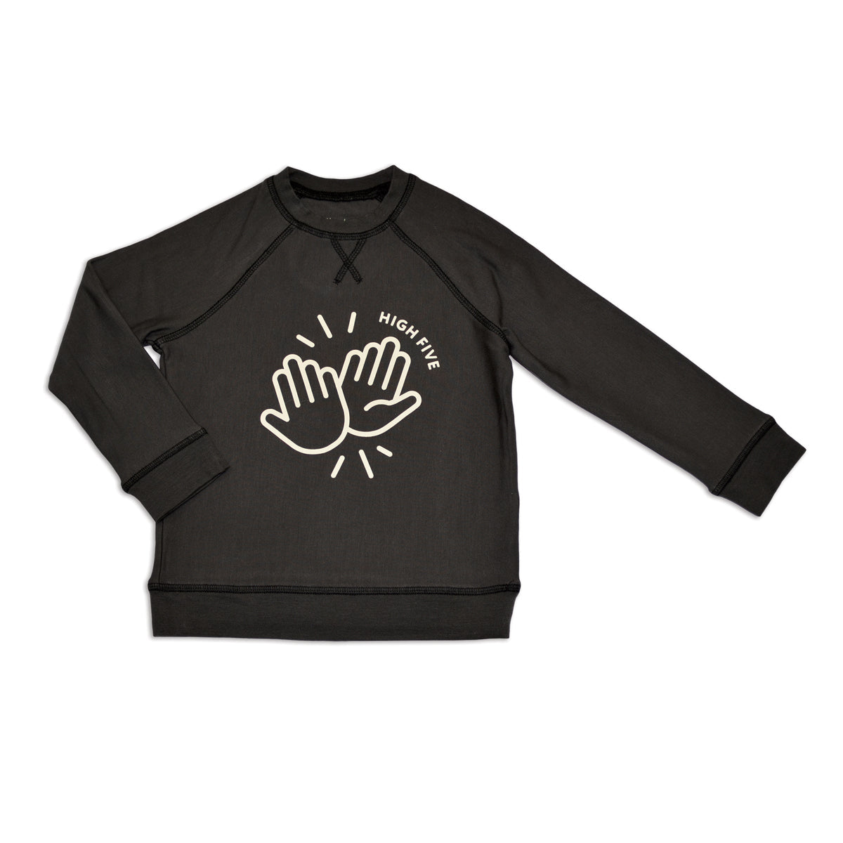 bamboo fleece sweatshirt pirate ship (black color)
