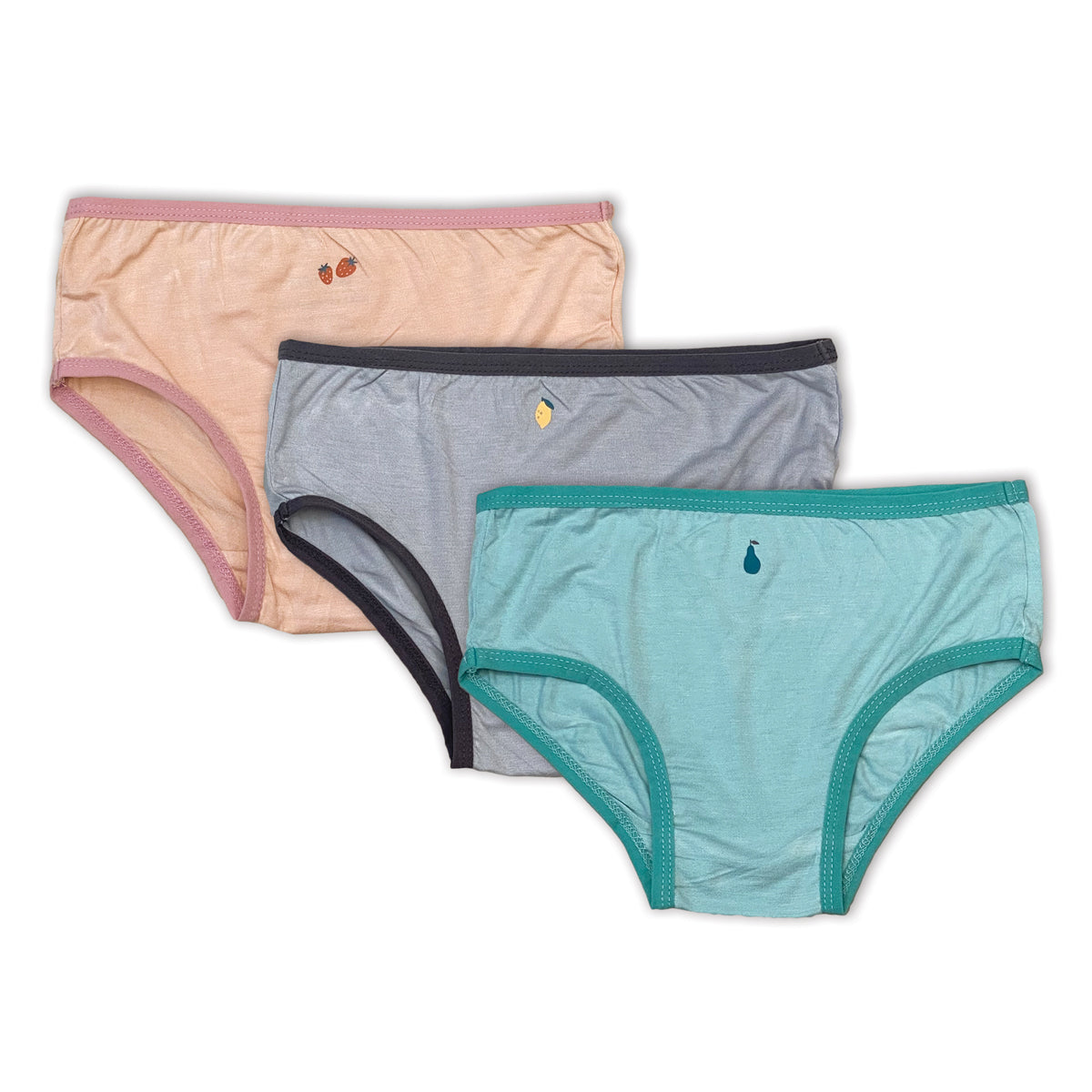 bamboo girls bikini underwear 3 pack