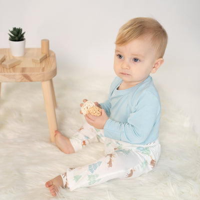 Bamboo L/S Onesie (Sky)