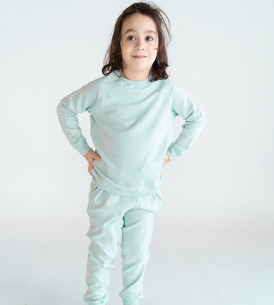 Bamboo Fleece Sweatshirt (Pastel Blue)