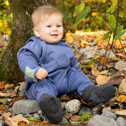 softshell outdoor coverall astro blue color