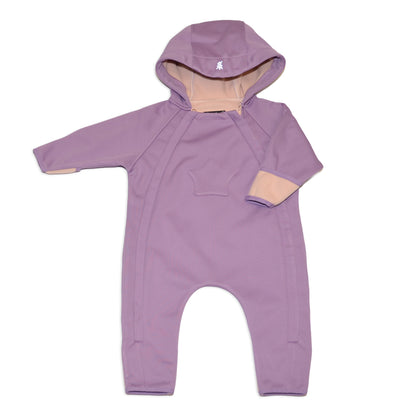 softshell outdoor coverall harvest plum color