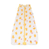 bamboo sleep sack with detachable sleeves little chick print