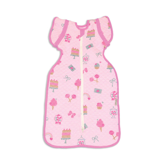 Bamboo Newborn Cocoon Sack 1 TOG (Sweet Shop Print)