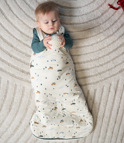 bamboo sleep sack winter road trip