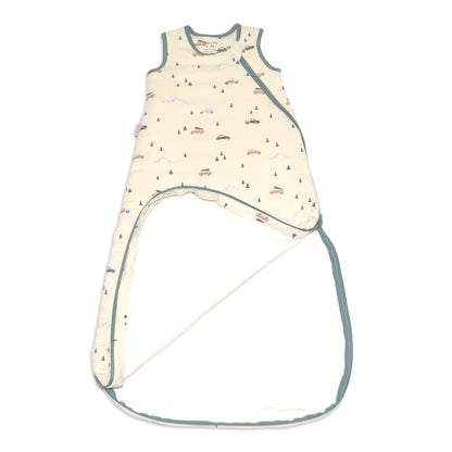 bamboo sleep sack 2.5 tog winter road trip print