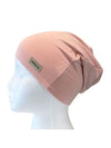 Bamboo Jersey Slouchy Beanie (Teatime Pink)