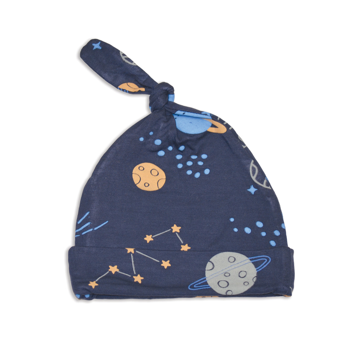 bamboo knot hat lost in space print