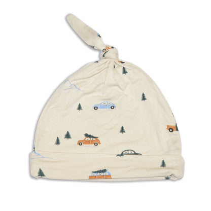 bamboo knot hat winter road trip print