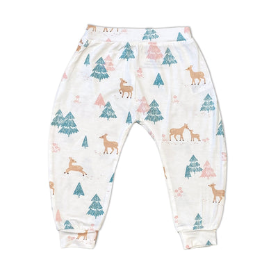 Bamboo Harem Pants (Deer Forest Print)