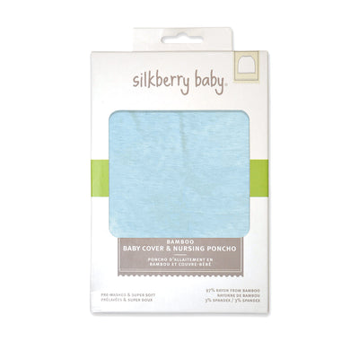 Bamboo Baby Cover & Nursing Poncho (Sky)