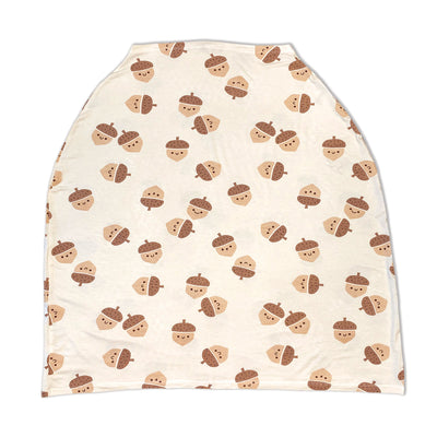 Bamboo Baby Cover & Nursing Poncho (Acorn Pals Print)