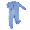 Bamboo Fleece Footie W/2 Way Zipper (Vista)