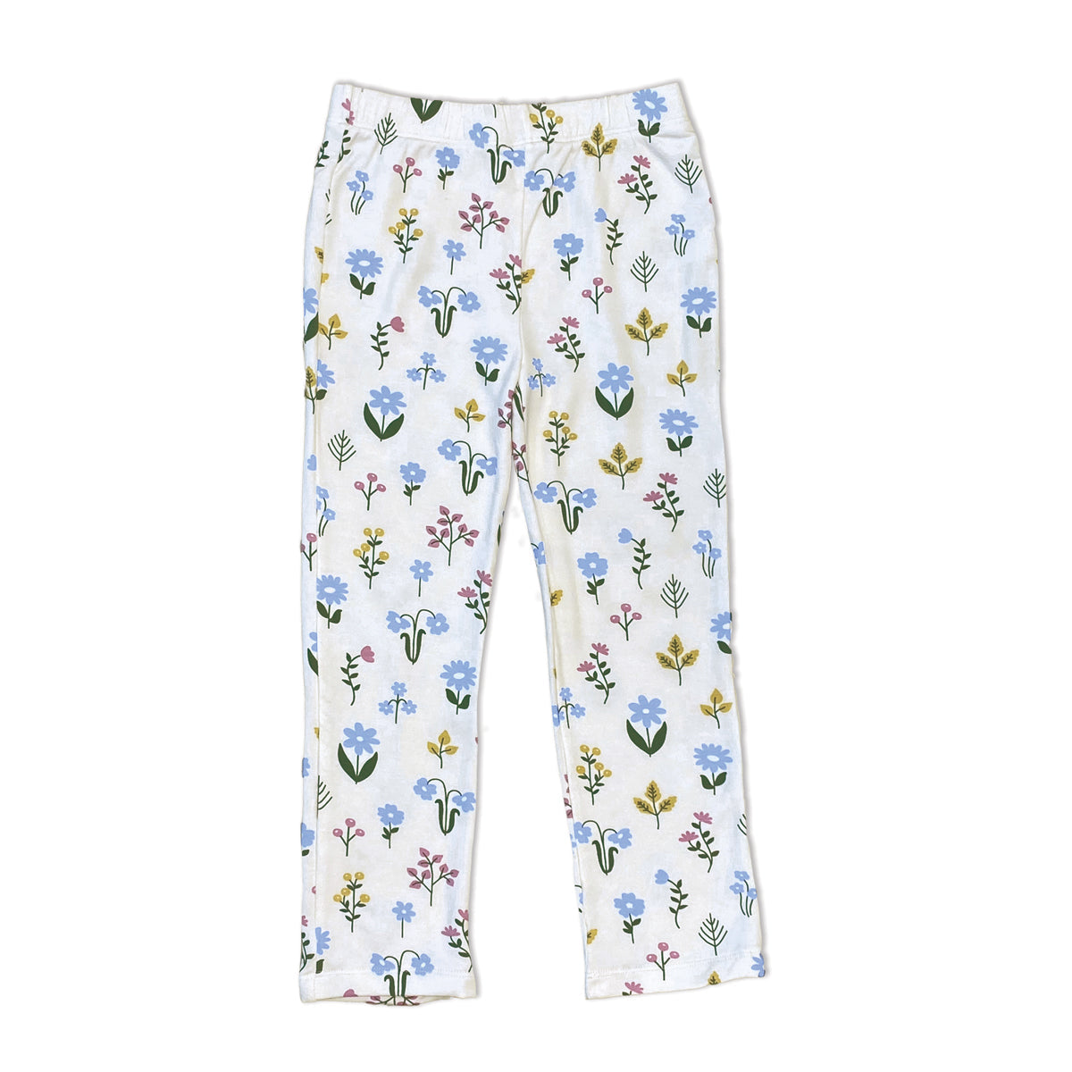 Bamboo Fleece Leggings Wildflower Print https silkberrybaby