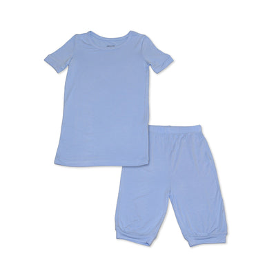 bamboo short sleeve top & shorts pajama set skydive