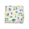 bamboo swaddle blanket farmers market print