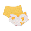 Bamboo Boyshorts Underwear 2 pack (Little Chick/Banana Cream)