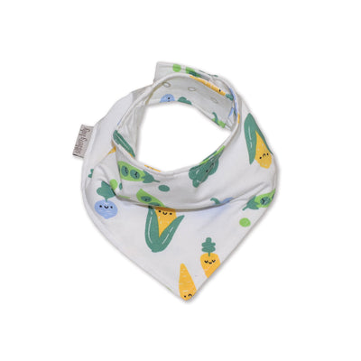 bamboo bandana bib farmers market print