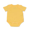 bamboo short sleeve onesie banana cream